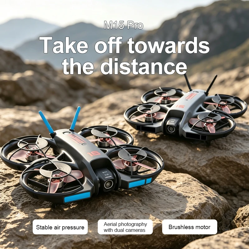Drone Ae Rc - 2026 Neue M15 FPV-Drohne mit Bildschirm,