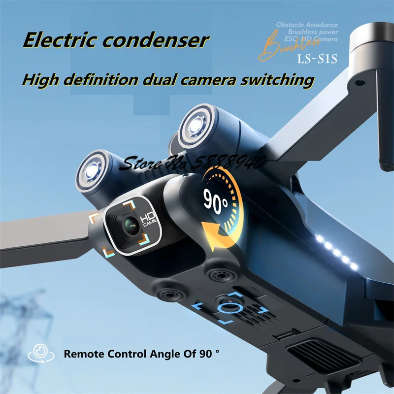 Drone S1S Rc Quadcopter - 6K Optischer Fluss Bürstenlose Faltbare Ferngesteuerte